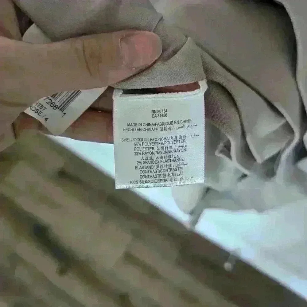 BCBGMAXAZRIA, cocktail dress, champagne beige, size 04 , with  pockets - Picture 14 of 15